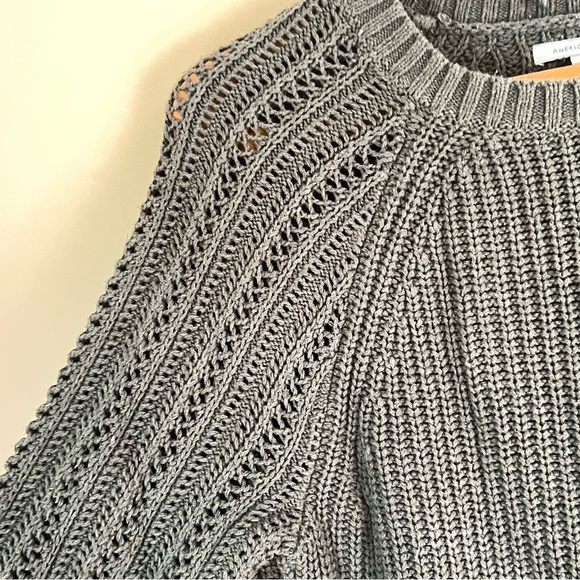 American Eagle Army Green Knit Sweater - Picture 2 of 4